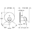 CONCETTO ETTG UDV.DE LE BADKAR KAR-/DUSCHBL 158MM