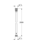 DUSCHSLANG 2000MM L=2M