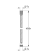 DUSCHSLANG 1500MM L=1,5M