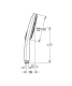 HANDDUSCHHÅLLARE RSH SMARTACTIVE CUBE HANDDUSCH G1