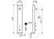 DUSCHPANEL ORAS ELEC TRA 3/4   LEKANDE MUTTER INV.