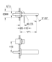 EUROCUBE ETTGR. TVÄT TST. 2-H M G15 171MM PIP
