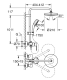 NTEMPCOSMOPOLITAN 21 0 DUSCHSYSTEM G15, Ø