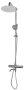 DUSCHANORDNING STRAN D TITAN TI-511WE M24X1,5/G20