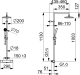 DUSCHSYSTEM NOVA RAI N SHOWER G20/G15 C/C150MM