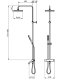 KAR-/DUSCHKOMBINATIO N DUCENTIC C/C 160MM 660X278X1