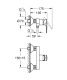 STARTEDGE ETTGREPP D USCH VÄGG G15/G15 C/C150MM