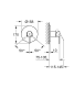 PLUS ETTGR.UDV.DELE DUSCH158MM