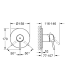 CONCETTO ETTG UDV.DE LE DUSCH DUSCHBLANDARE 158MM