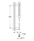 EUPHORIA CUBE STICK DUSCHSET G15 900MM S