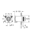 GROHE SIDODUSCH RSH AQUA 75X75 SIDEBRUSER 3,3L