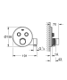 GROHE GRT SMARTC. TE RMOST.UDVD RUND INBY