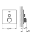 GRT SMARTCONTROL TER M KVADR DUSCHBLANDAR