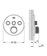GRT SMARTCTRL TERM.U DVD RUND INBYGGNADSBLANDARE 15