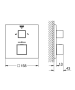 GRT CUBE RESERVDEL T ERM BADKAR 158X158MM