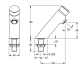 TVÄTTSTÄLLSBLANDARE F3SV1001 DN 15 225X50X75MM