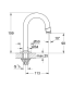 UNIVERSAL TAPPVENTIL C-PIP G15 113MM PIP