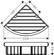 LOGIS UNIVERSAL TVÅL KORG 226X62MM (LXH)