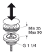 BOTTENVENTIL PUSH-DO WN BOTTOM VALVE