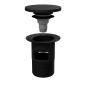 BOTTENVENTIL POP-UP AND WASTE VALVE, BLACK 63 63