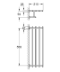 ESSENTIALS CUBE HAND DUKSSTÅNG 600X210MM
