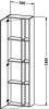 DURASTYLE HÖGSKÅP 5 00X240X1800MM (BXDXH