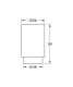 SELECTION GLAS 56MM, 95MM
