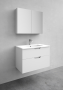STUDIO VIT MATT 800 TVÄTTSTÄLLSSKÅP 800X535X453MM