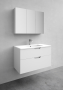 STUDIO VIT MATT 900 TVÄTTSTÄLLSSKÅP 900X535X453MM