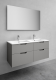 STUDIO SOFT GRÅ 1200 D TVÄTTSTÄLLSSKÅP 1200X535X453