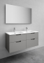 STUDIO SOFT GRÅ 1200 D TVÄTTSTÄLLSSKÅP 1200X535X453