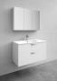 CITY VIT MATT 900 TV ÄTTSTÄLLSSKÅP 900X535X453MM