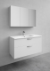 CITY VIT MATT 1000 T VÄTTSTÄLLSSKÅP 1000X535X453MM