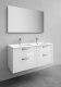 CITY VIT BLANK 1200D TVÄTTSTÄLLSSKÅP 1200X535X453M