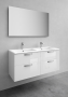 CITY VIT BLANK 1200D TVÄTTSTÄLLSSKÅP 1200X535X453M