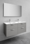 CITY SOFT GRÅ 1200D TVÄTTSTÄLLSSKÅP 1200X535X453MM