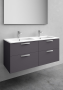 CITY ANTRACIT 1200D TVÄTTSTÄLLSSKÅP 1200X535X453MM
