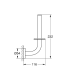 START TOALETTPAPPER SHÅLLARE232MM,116MM