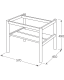BENSTÄLLNING DUCENTI C - 60 CM
