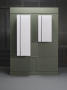 EDGE HÖGSKÅP VIT MJU KST HÖGSKÅP 400X120